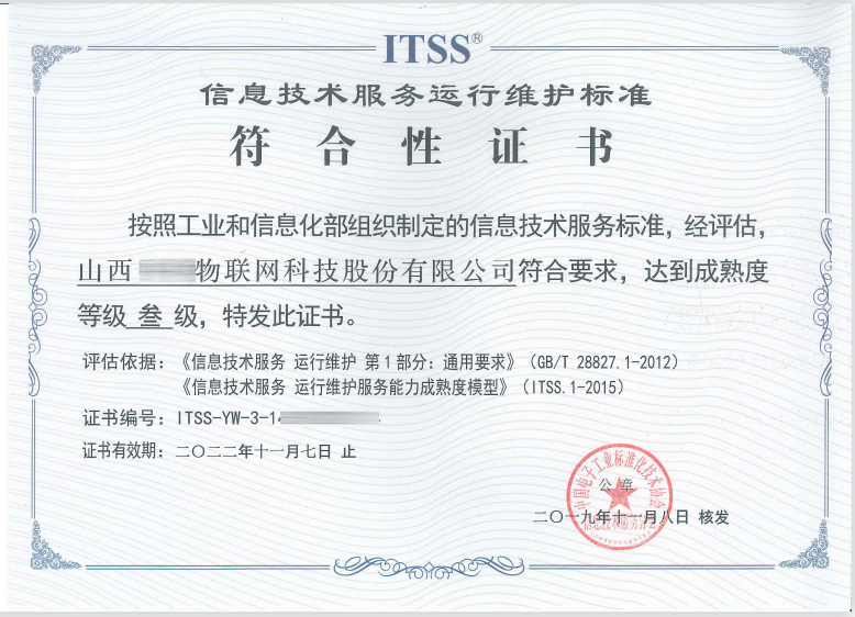 ITSS��Ϣ���g(sh��)���ճ���ȵȼ��C��